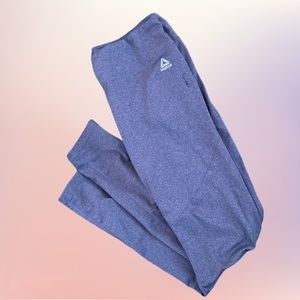 Reebok Gray Athletic Stretchy Leggings Pants